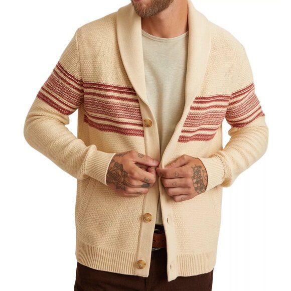 Marian Layer Other - Marine Layer Nate Shawl Collar Knit Cardigan Mens XXL Kurt Cobain Grandpa Core